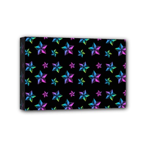 Stars Pattern Art Design Wallpaper Mini Canvas 6  X 4  (stretched)