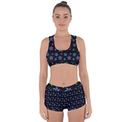 Stars Pattern Art Design Wallpaper Racerback Boyleg Bikini Set