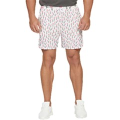 Flowers Pattern Decoration Design Men s Runner Shorts