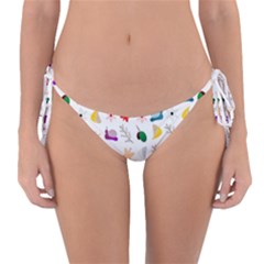 Snail Butterfly Pattern Seamless Reversible Bikini Bottoms