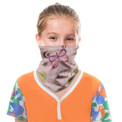 Butterfly Background Pattern Texture Face Covering Bandana (kids) by Ravend