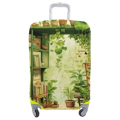 Building Potted Plants Luggage Cover (medium)