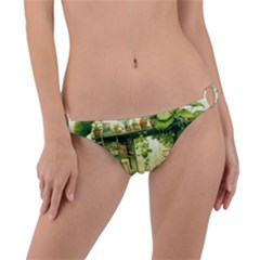 Building Potted Plants Ring Detail Bikini Bottoms by Ravend