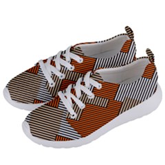 Abstract Pattern Line Art Design Decoration Women s Lightweight Sports Shoes by Ravend