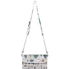 Snowman Snow Christmas Mini Crossbody Handbag by Ravend