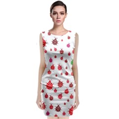 Beetle Animals Red Green Fly Classic Sleeveless Midi Dress by Amaryn4rt