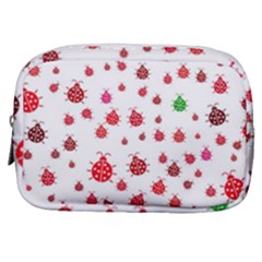 Beetle Animals Red Green Fly Make Up Pouch (small)