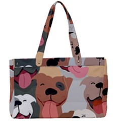 Dogs Pet Background Pack Terrier Canvas Work Bag