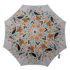 Flower Design Nature Hook Handle Umbrellas (medium)