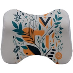 Flower Design Nature Head Support Cushion