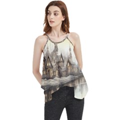 Building Landmark Flowy Camisole Tank Top by Ravend