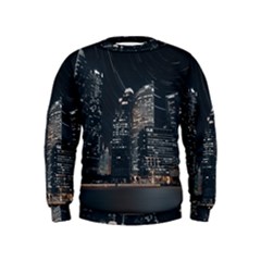 Time Lapse Photo Of City Kids  Sweatshirt by Modalart