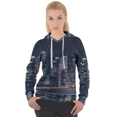 Time Lapse Photo Of City Women s Overhead Hoodie by Modalart