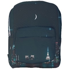 Skyline Photography Of Buildings Full Print Backpack by Modalart