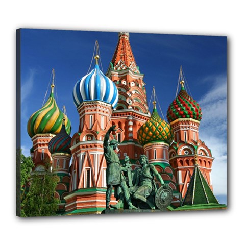 Saint Basil S Cathedral Canvas 24  X 20  (stretched) by Modalart