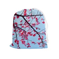 Beautiful Tree Flowers Drawstring Pouch (xl)