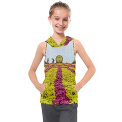 Beautiful Garden Kids  Sleeveless Hoodie by 1212