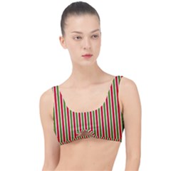 Pattern Background Red White Green The Little Details Bikini Top by Amaryn4rt