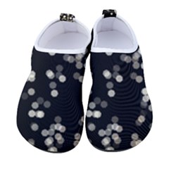 Christmas Bokeh Lights Background Men s Sock-style Water Shoes