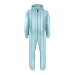 Stripes Striped Turquoise Hooded Jumpsuit (kids)