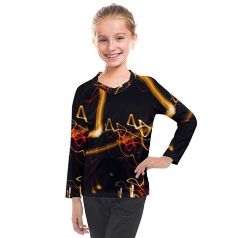 Abstract Kids  Long Mesh T-shirt by Amaryn4rt