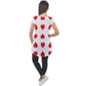 Heart Red Love Valentines Day Cap Sleeve High Low Top View2