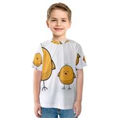 Chick Easter Cute Fun Spring Kids  Sport Mesh T-shirt
