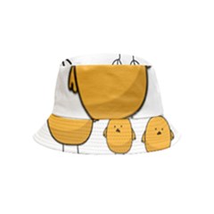 Chick Easter Cute Fun Spring Inside Out Bucket Hat (kids) by Ndabl3x