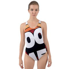 Cool Af Cool As Super Cut-out Back One Piece Swimsuit