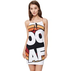 Cool Af Cool As Super Summer Tie Front Dress by Ndabl3x