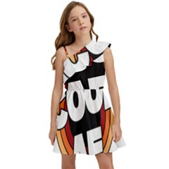 Cool Af Cool As Super Kids  One Shoulder Party Dress