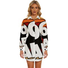 Cool Af Cool As Super Womens Long Sleeve Shirt Dress