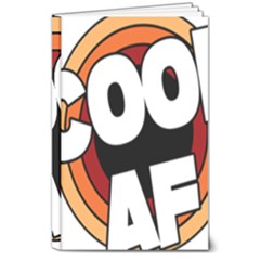 Cool Af Cool As Super 8  X 10  Hardcover Notebook by Ndabl3x