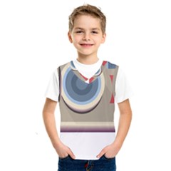 Photo Camera Machine Colorful Art Kids  Basketball Tank Top by Ndabl3x