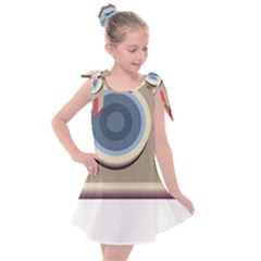 Photo Camera Machine Colorful Art Kids  Tie Up Tunic Dress