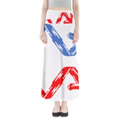 Arrow Up Down Full Length Maxi Skirt by Ndabl3x