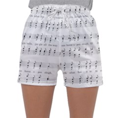 Jingle Bells Song Christmas Carol Sleepwear Shorts