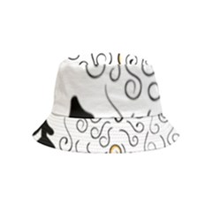 Santa Claus Cabin Hut Campfire Bucket Hat (kids) by Ndabl3x