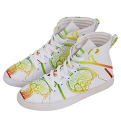 Throughts Construct Does Face Men s Hi-top Skate Sneakers