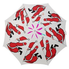 Nicholas Santa Claus Balloons Stars Straight Umbrellas by Ndabl3x