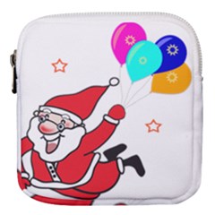 Nicholas Santa Claus Balloons Stars Mini Square Pouch by Ndabl3x