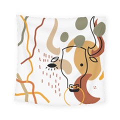 Abstract Bull Art Design Square Tapestry (small) by Ndabl3x