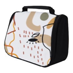 Abstract Bull Art Design Full Print Travel Pouch (small) by Ndabl3x