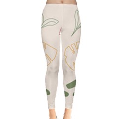 Cherries Flower Leaves Floral Everyday Leggings 