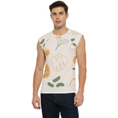 Cherries Flower Leaves Floral Men s Raglan Cap Sleeve T-Shirt