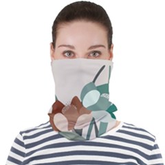 Flowers Plants Leaves Foliage Face Seamless Bandana (adult) by Grandong