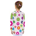 Floral Colorful Background Kids  Long Sleeve T-Shirt View2