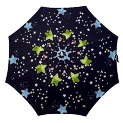 Abstract Eart Cover Blue Gift Straight Umbrellas by Grandong