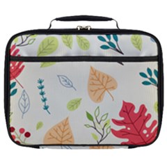 Leaves Plants Background Branches Full Print Lunch Bag by Grandong