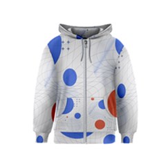 Computer Network Technology Digital Kids  Zipper Hoodie by Grandong